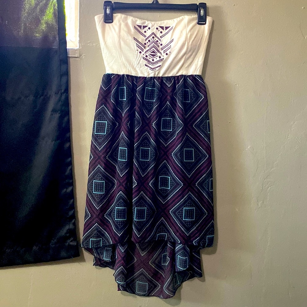 Brand: Emprye. Size: Small. Color: Beige and Purple.